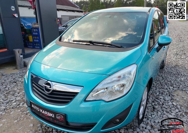 Opel Meriva cena 21500 przebieg: 202452, rok produkcji 2010 z Jeziorany małe 742